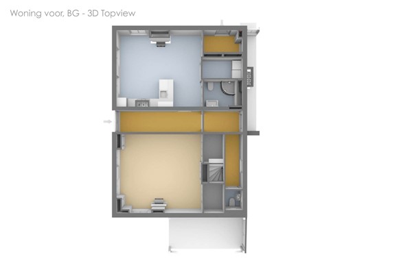 Floorplan - Sigerswâld 15, 9263 TW Garyp